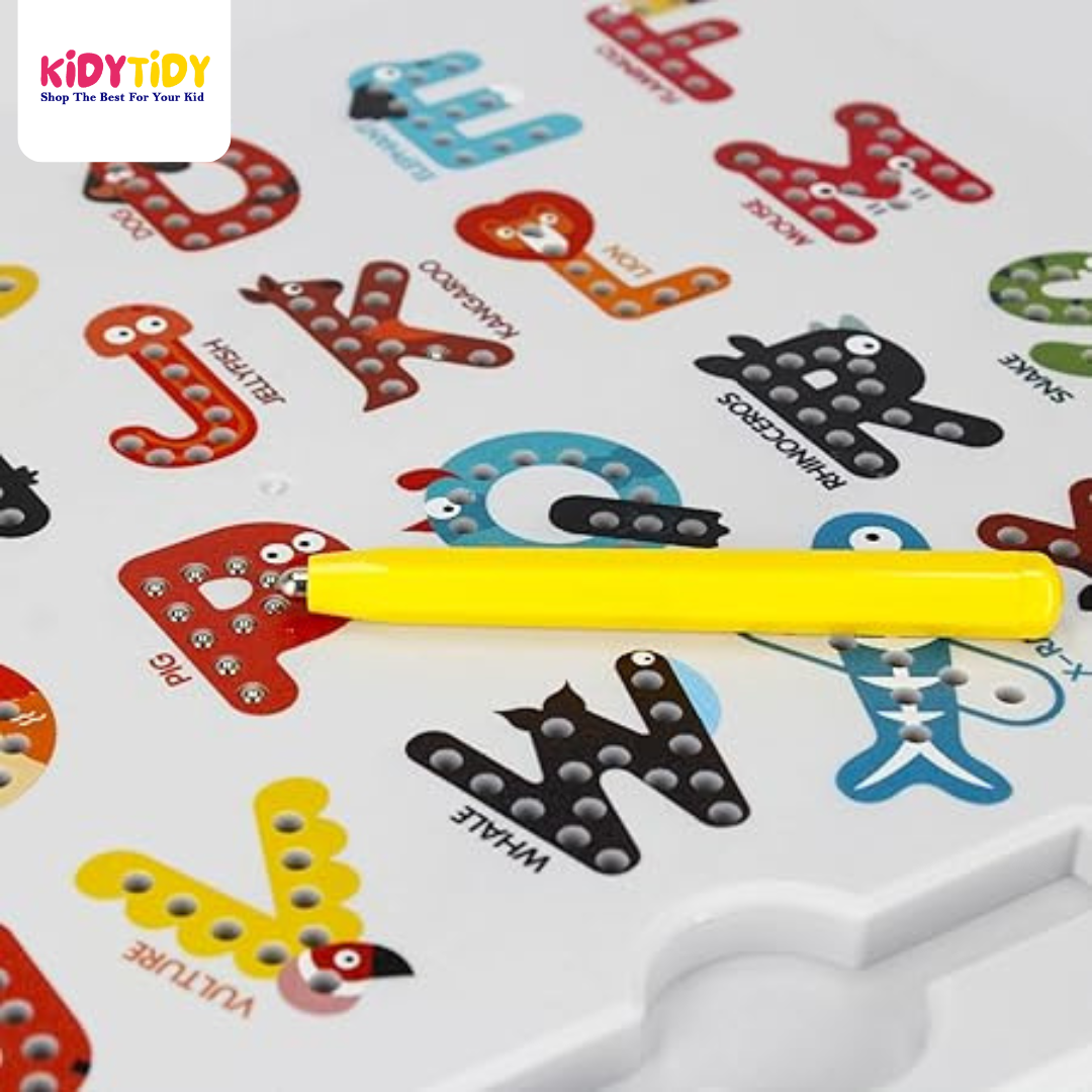 Magnetic Alphabet Learning Board for Kids
