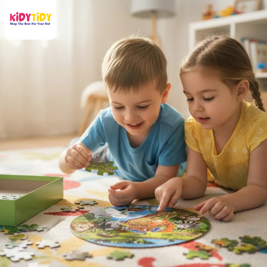 Animal Party Jigsaw Puzzle – 128 Pieces