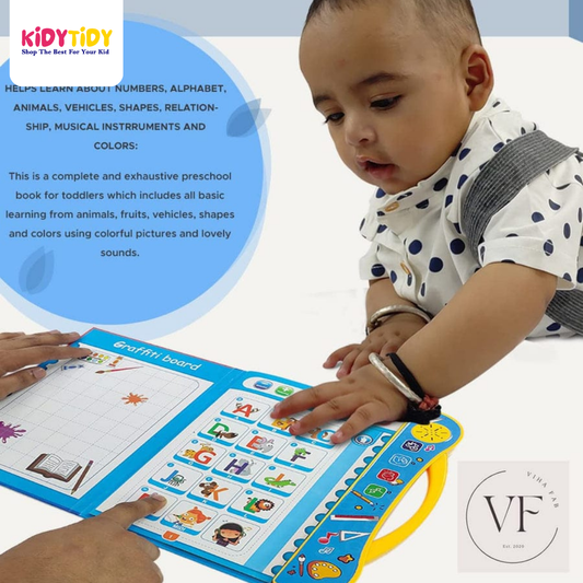📘 Intelligence Learning Book for Kids – Interactive Educational Toy