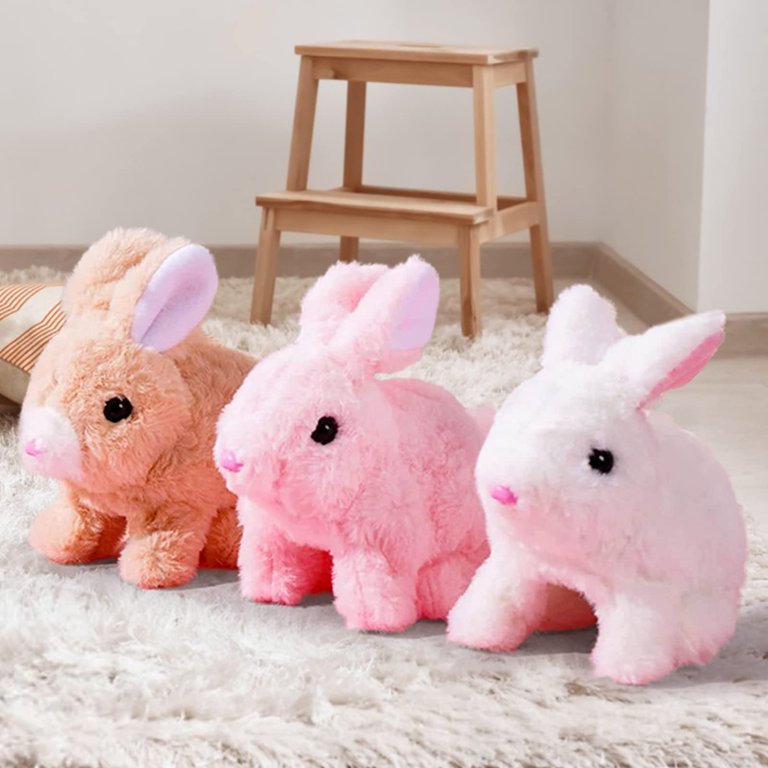 BunnyHop Buddies – Walking & Dancing Plush Rabbits