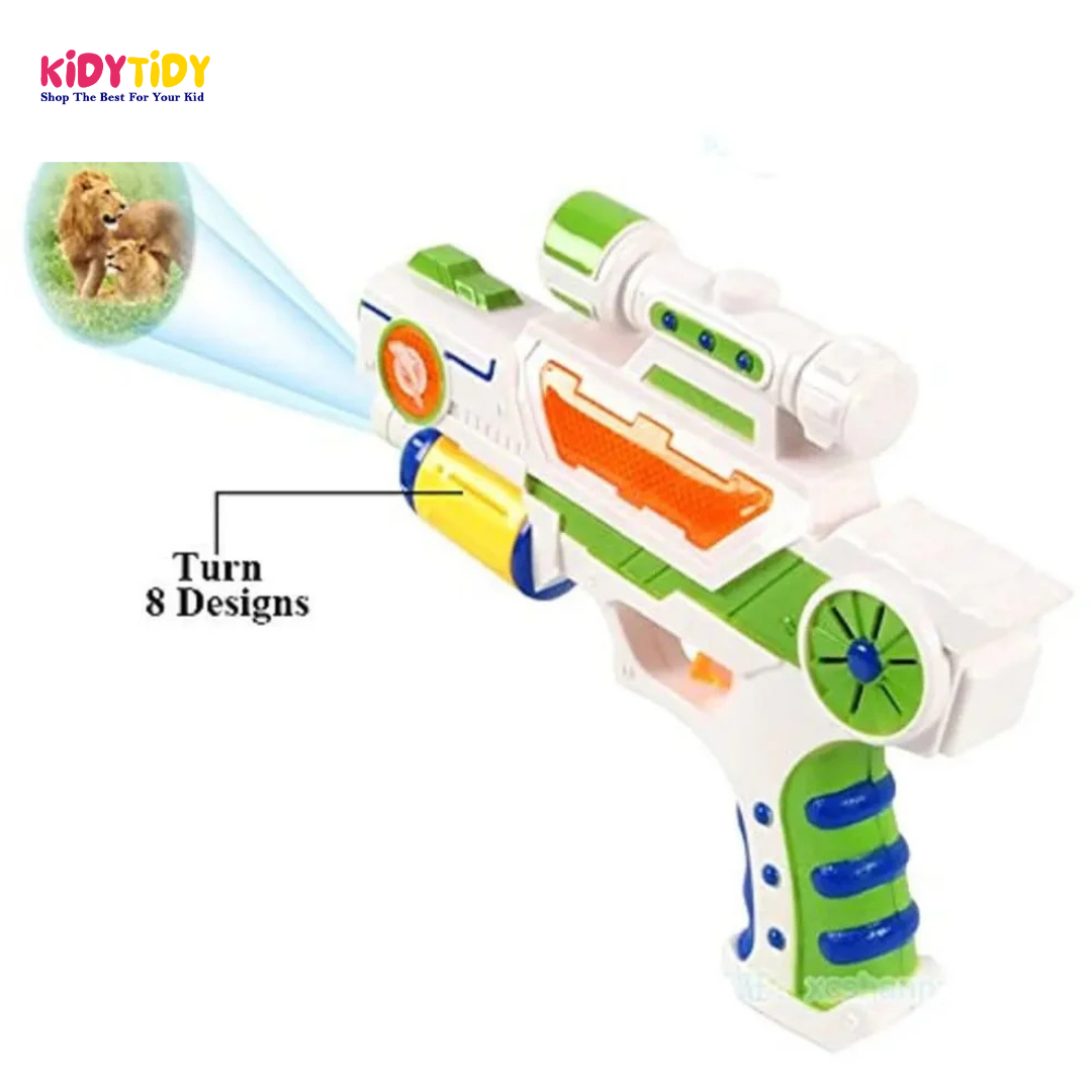 Kids Colorful Projector Toy Gun