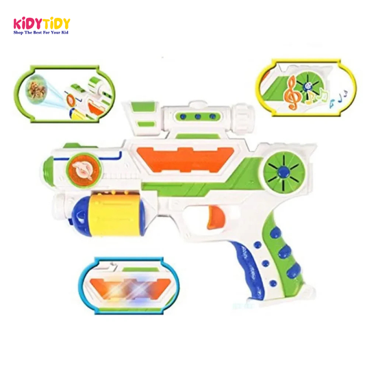 Kids Colorful Projector Toy Gun