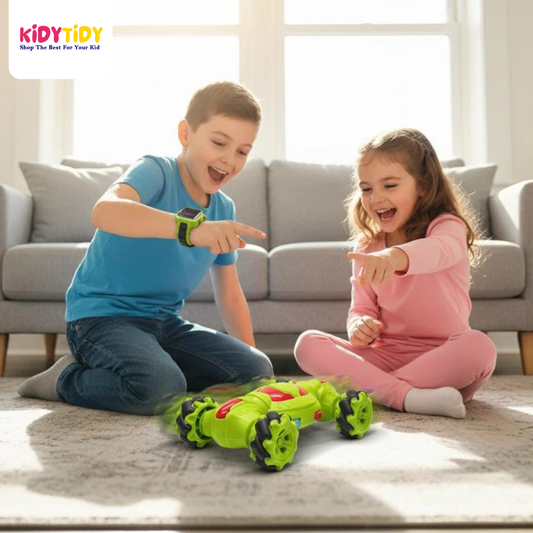 Stunt Racing Hand-Control RC Car – 360° Rotating Drift Vehicle