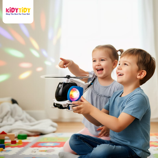 MUNDUS 07 Kid's Electric Helicopter: 360° Rotating Drive