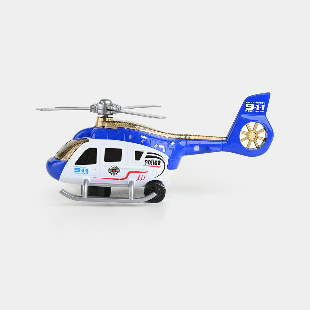 Die-Cast Police Helicopter Toy β 911 Emergency Rescue Series