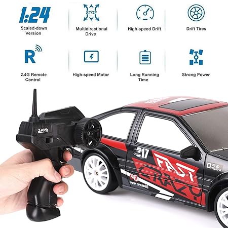 High Speed 2.4GHz RC Drift Car Toy
