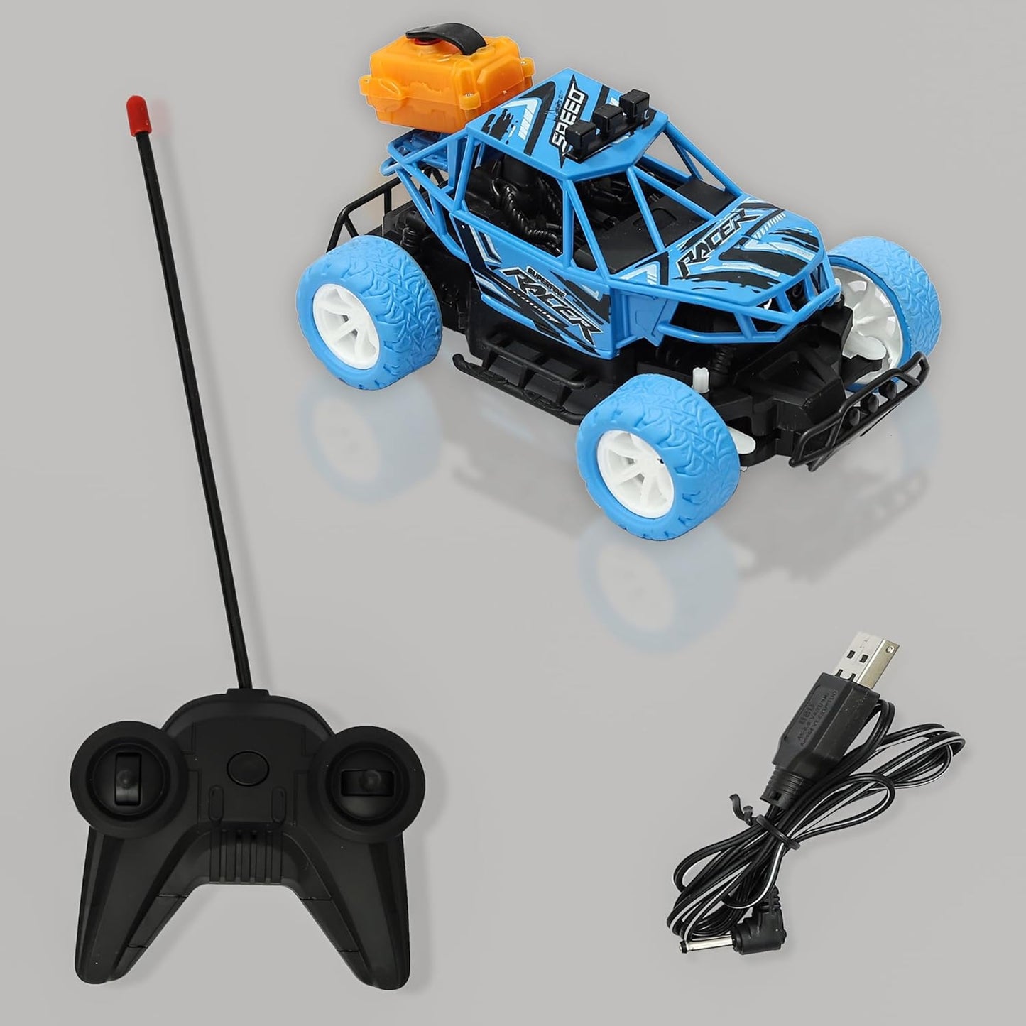 Remote Control Monster Truck with Fog Stream Turbo Boost