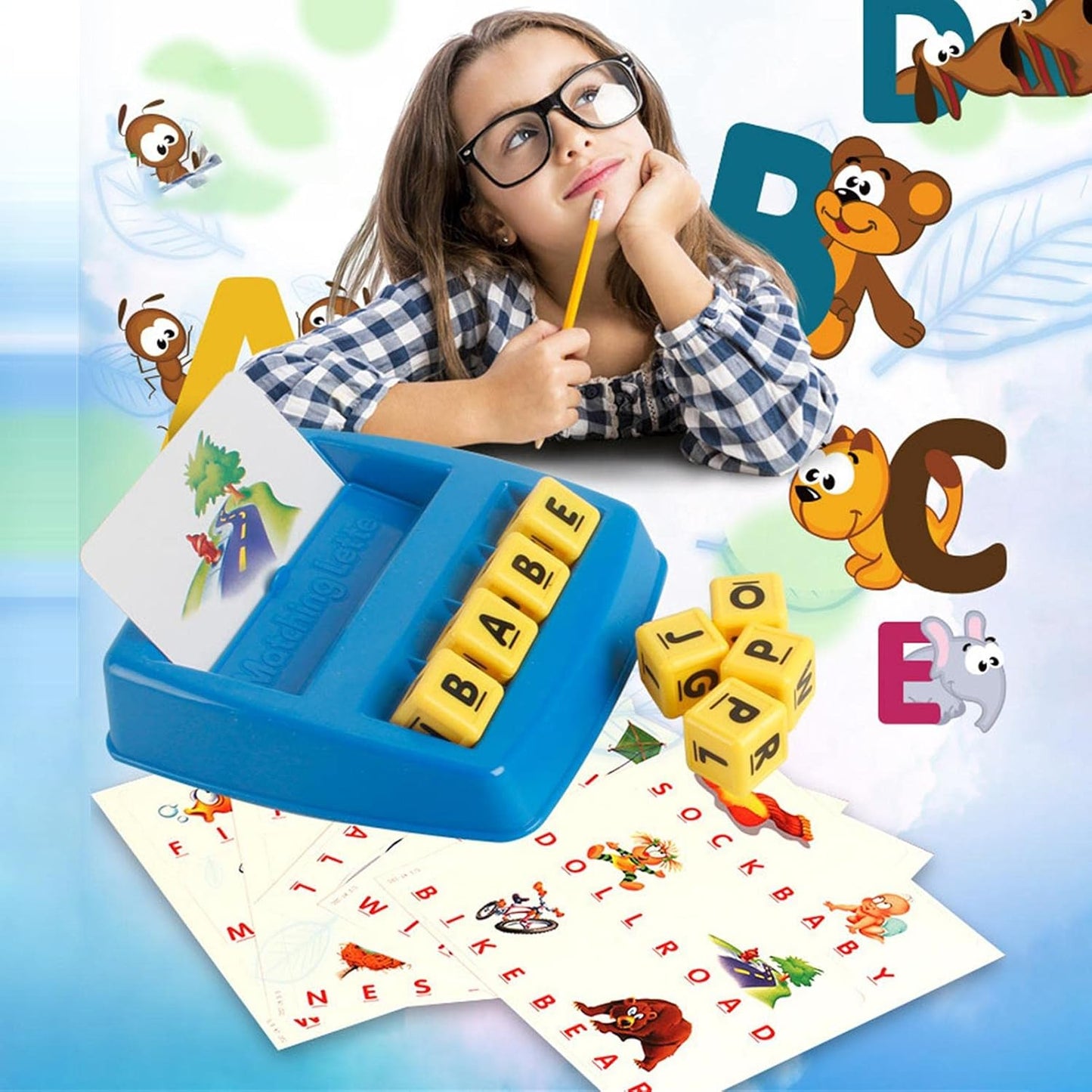 Matching Letter Game for Kids - Fun Educational T