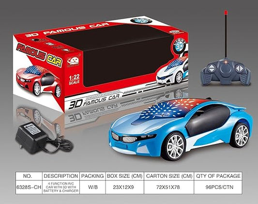3D Famous Remote Control Car