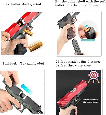 Blaze Strike Glock-Style Toy Cap Gun Set