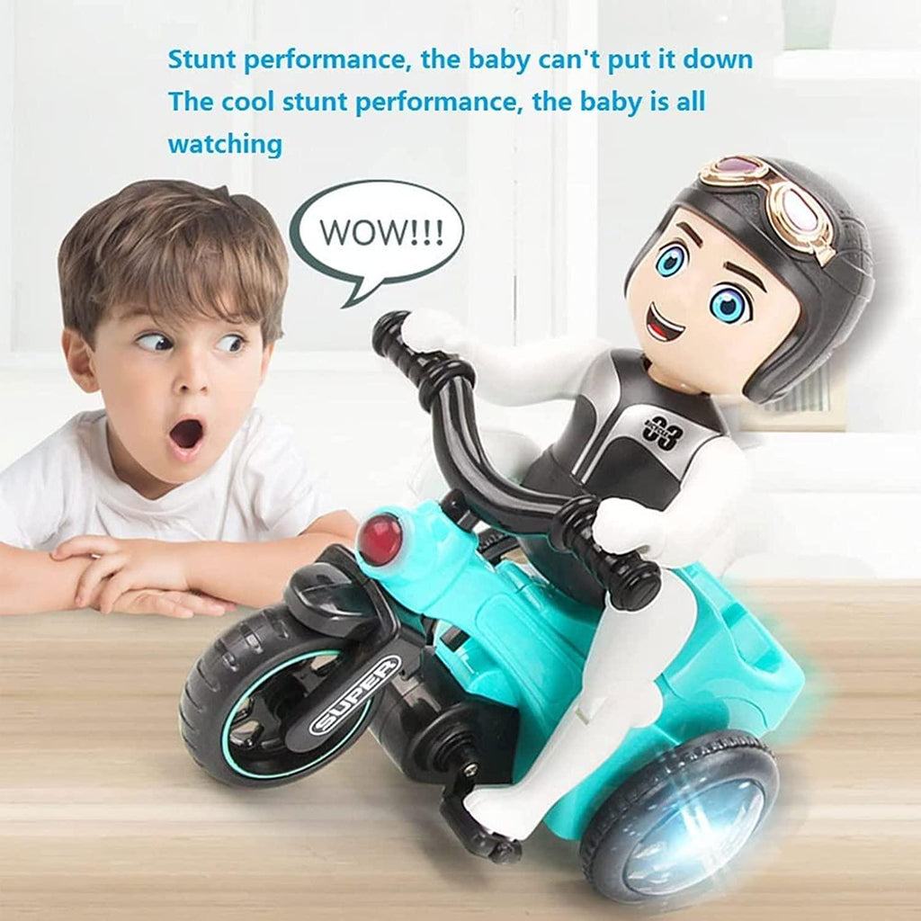 03 Bicycle Rider Toy – Music, Lights & 360° Action Fun