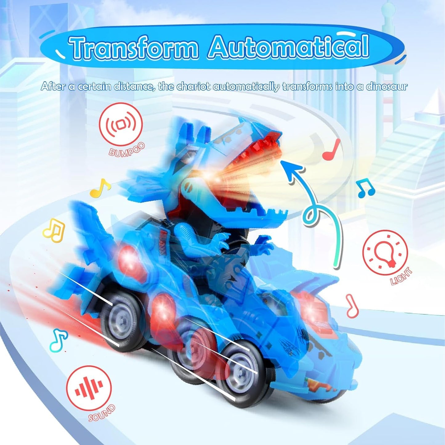 DinoMorph Racer™ – The Ultimate Transforming Dinosaur Car