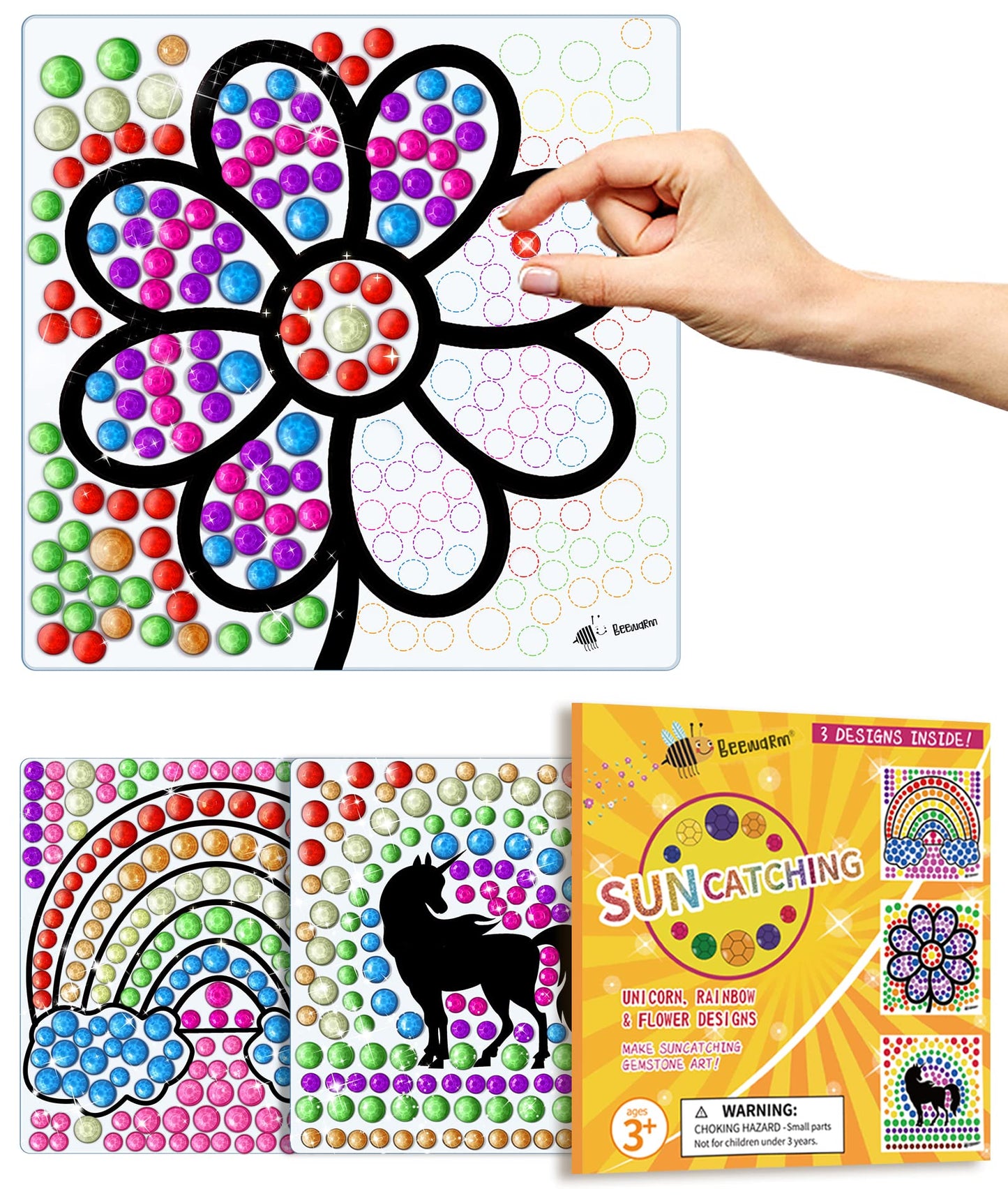 Skillmatics Dot It! Mandala Art – 3D DIY Sticker Activity Book