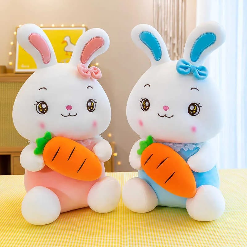 Adorable Bunny Plush with Carrot – Soft Toy