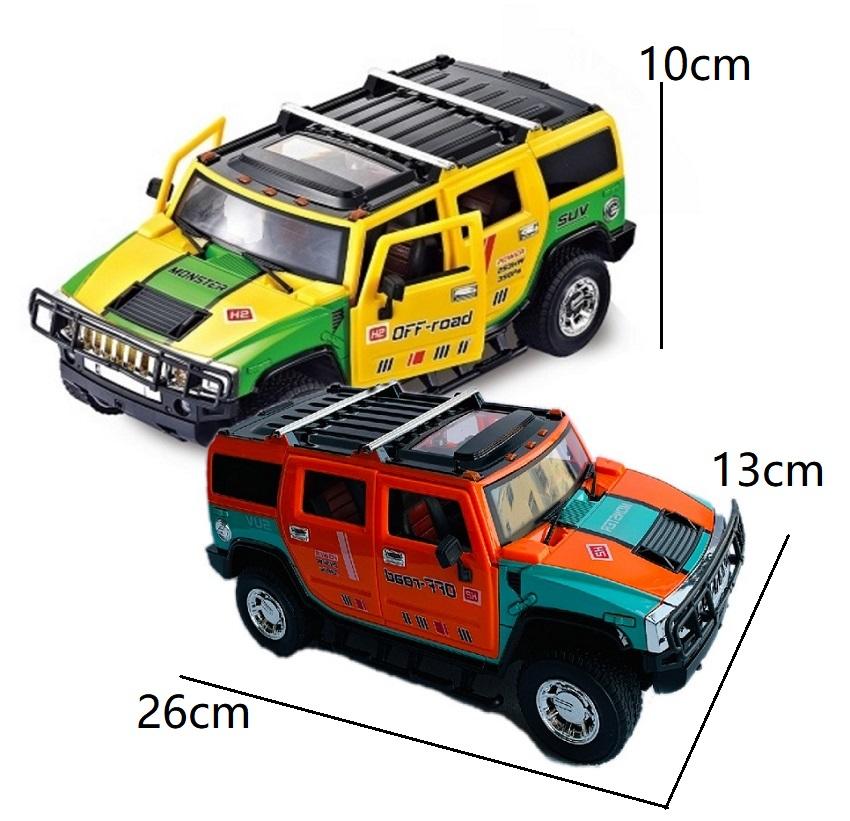 Diecast Off-Road SUV Toy Car – Hummer H2 Model