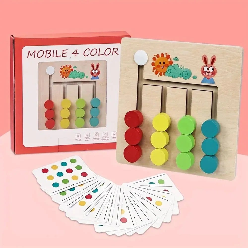 Wooden Color Sorting Educational Toy