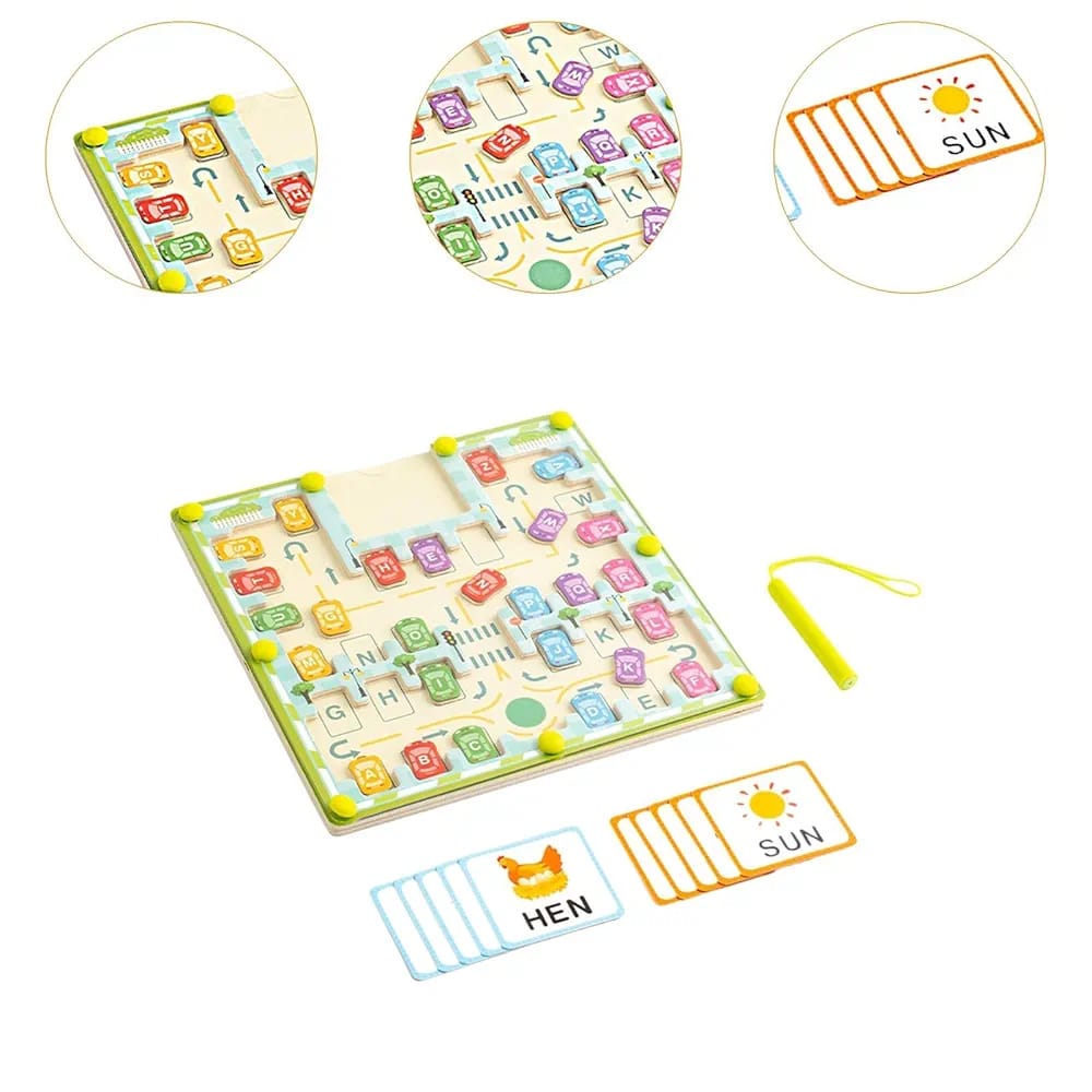 Magnetic Alphabet Learning Board for Kids