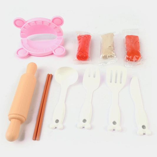 Sensory Play Clay Kitchen Set - Noodle & Dumpling Creative Craft Kit