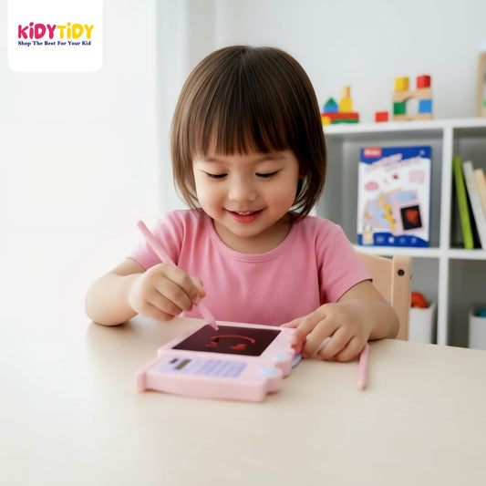 Calculator with LCD Writing Panel – 2-in-1 Educational Gadget