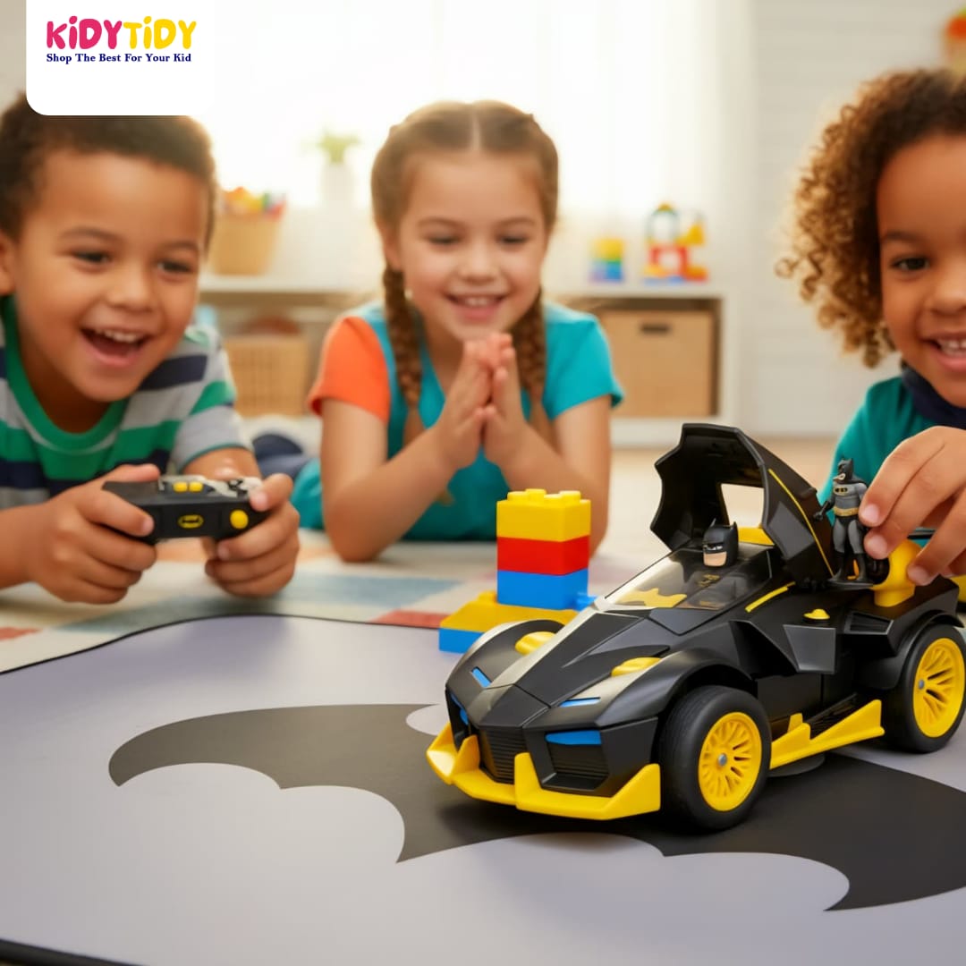 Bat Man Hero Car Toy with Action Figure