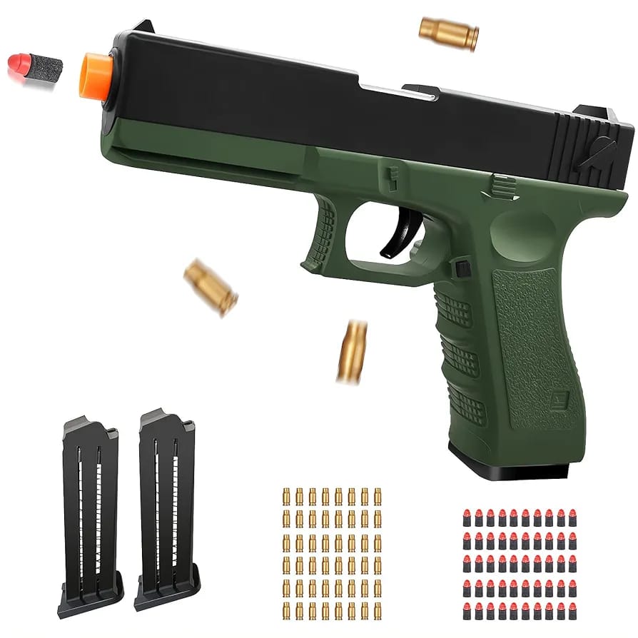 Toy Soft Bullet & Cap Gun – Dual Action Fun for Kids