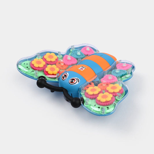 Gear Butterfly – Musical & Light-Up Educational Toy 🦋