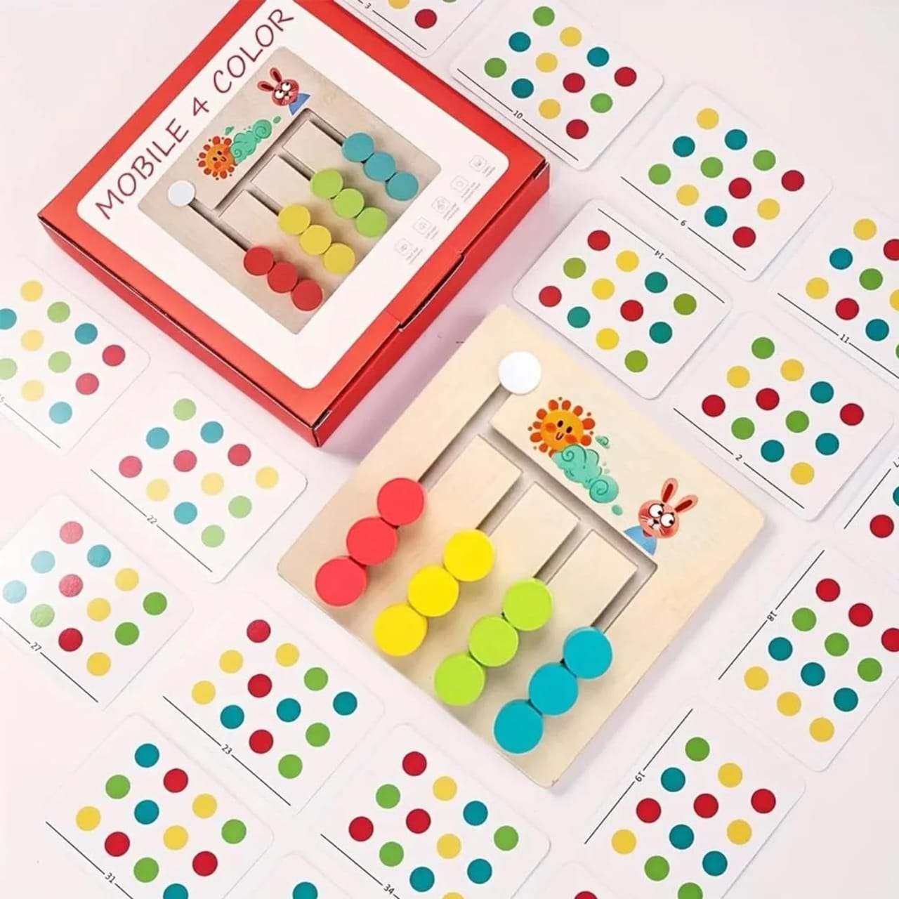 Wooden Color Sorting Educational Toy