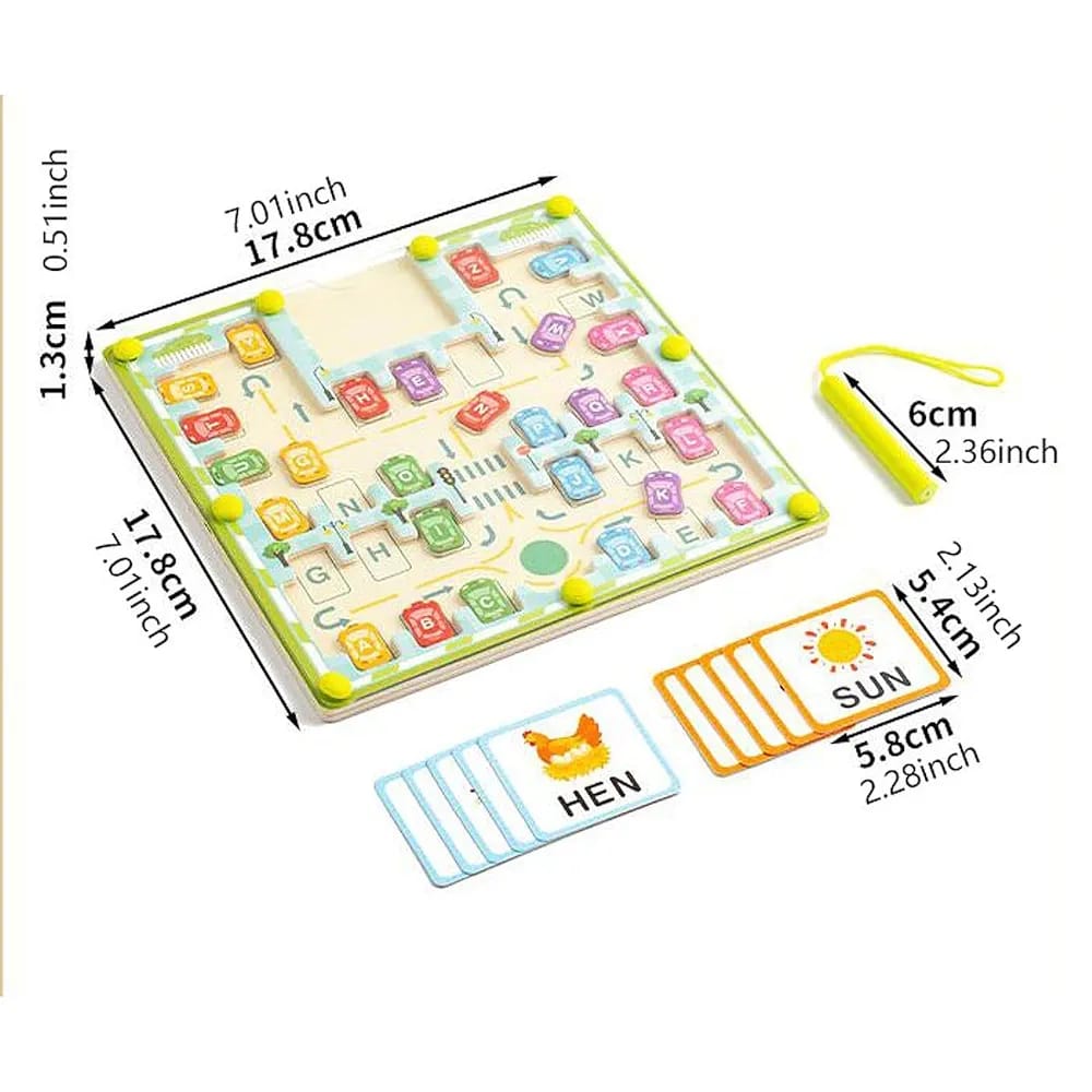 Magnetic Alphabet Learning Board for Kids