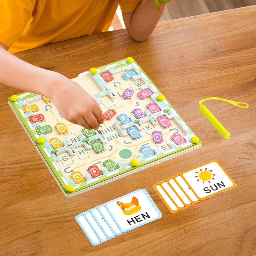Magnetic Alphabet Learning Board for Kids