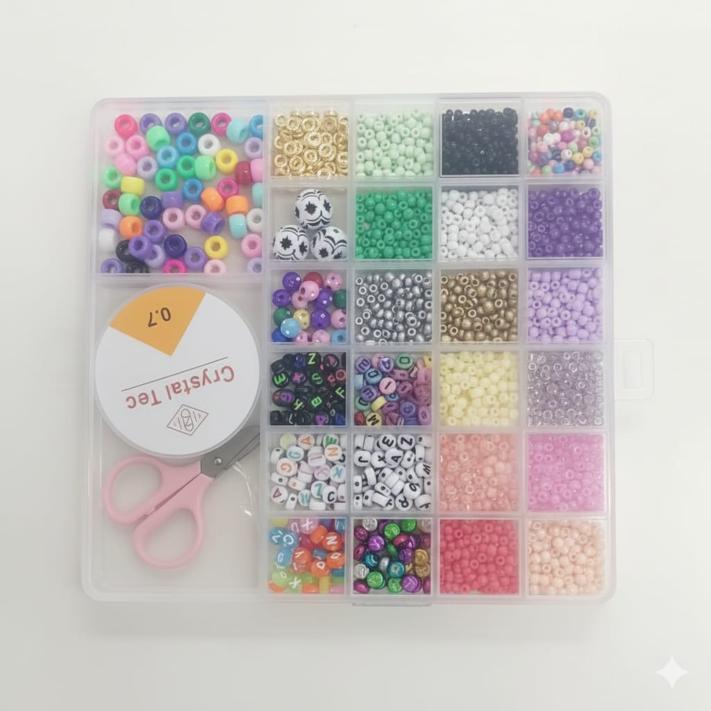 Colorful Alphabet & Bead Craft Kit