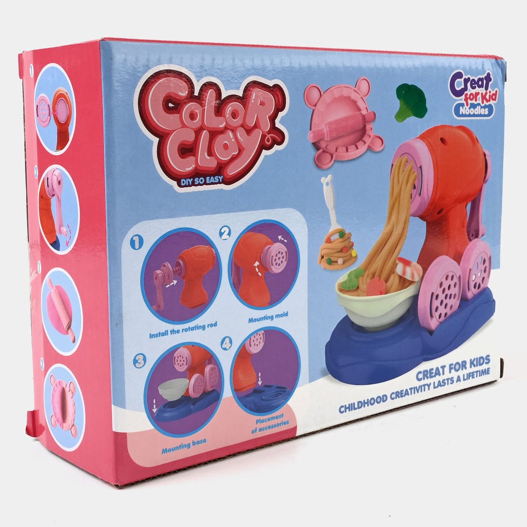 Sensory Play Clay Kitchen Set - Noodle & Dumpling Creative Craft Kit