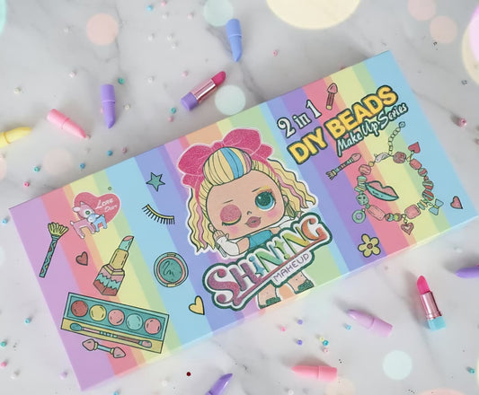 Kids' Deluxe Rainbow Vanity & DIY Jewelry Set
