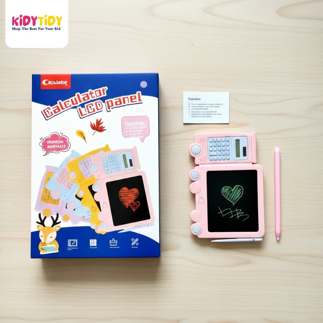 Calculator with LCD Writing Panel β 2-in-1 Educational Gadget
