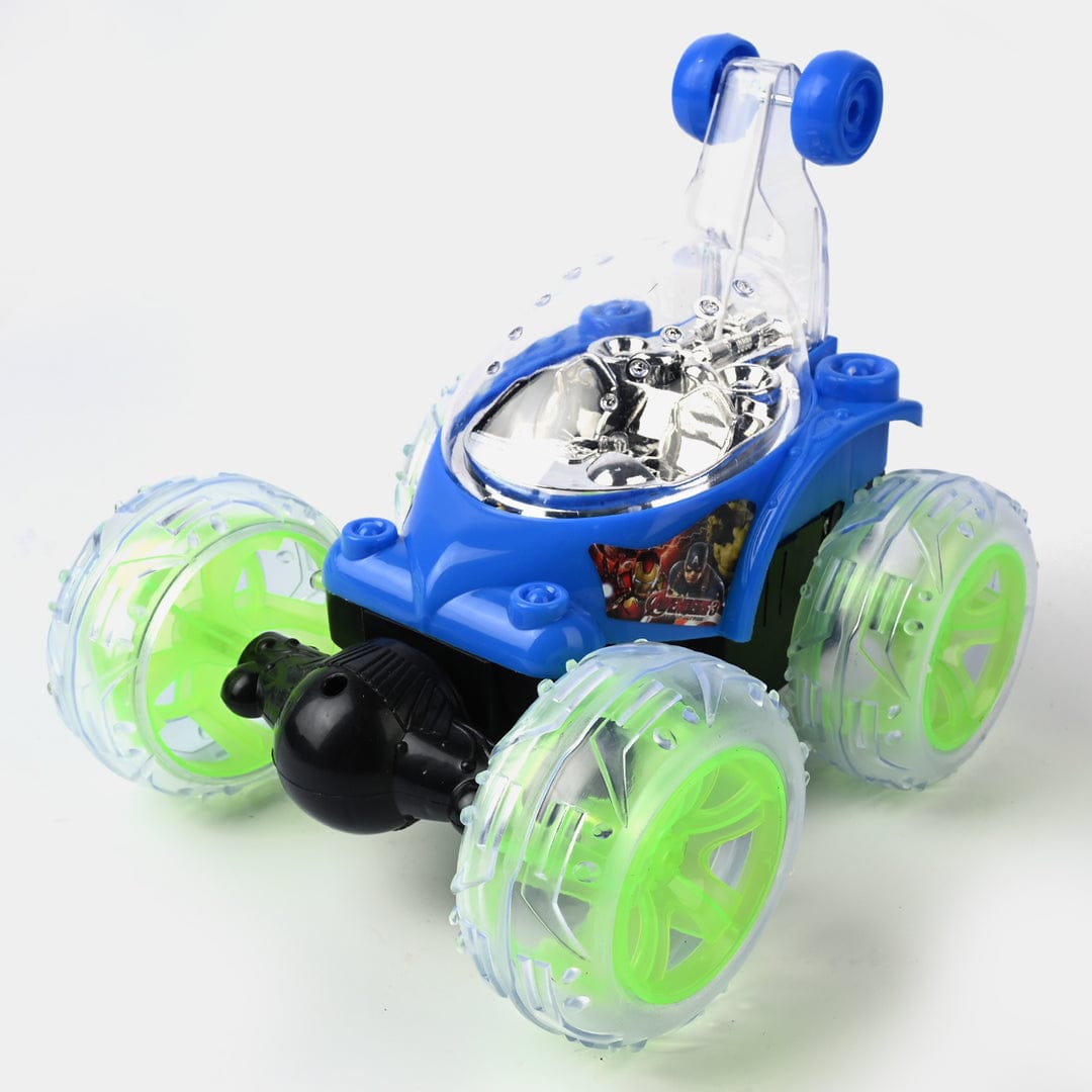 Stunt Turbo Twister RC Car – LED Light Up Wheels