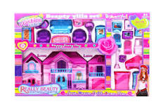 Beauty Villa Set Doll House 2 in 1