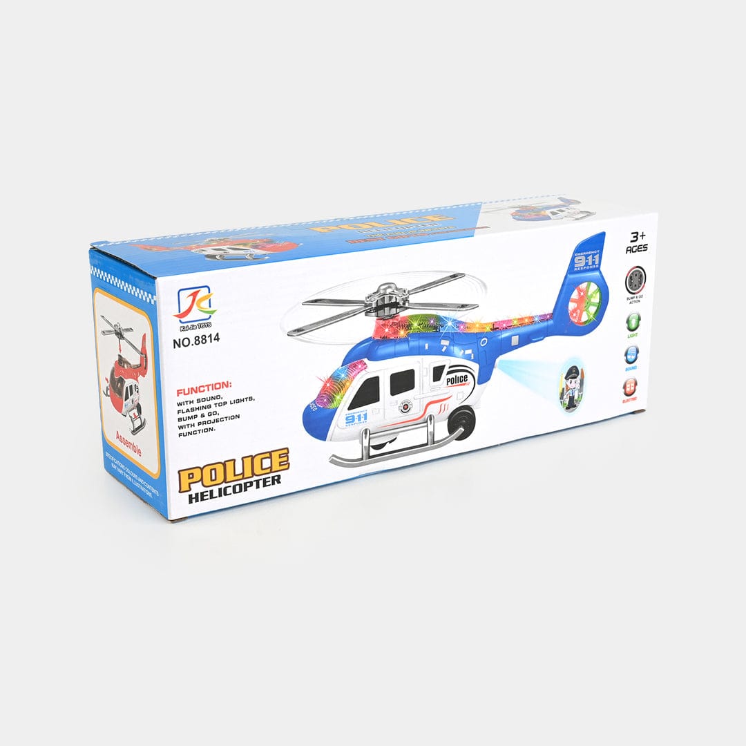 Die-Cast Police Helicopter Toy β 911 Emergency Rescue Series