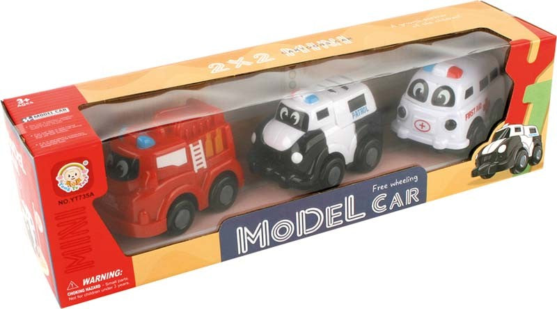 MiniRescue Wheels – Emergency Vehicle Toy Set