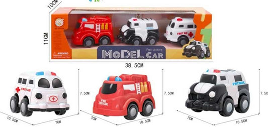 MiniRescue Wheels – Emergency Vehicle Toy Set