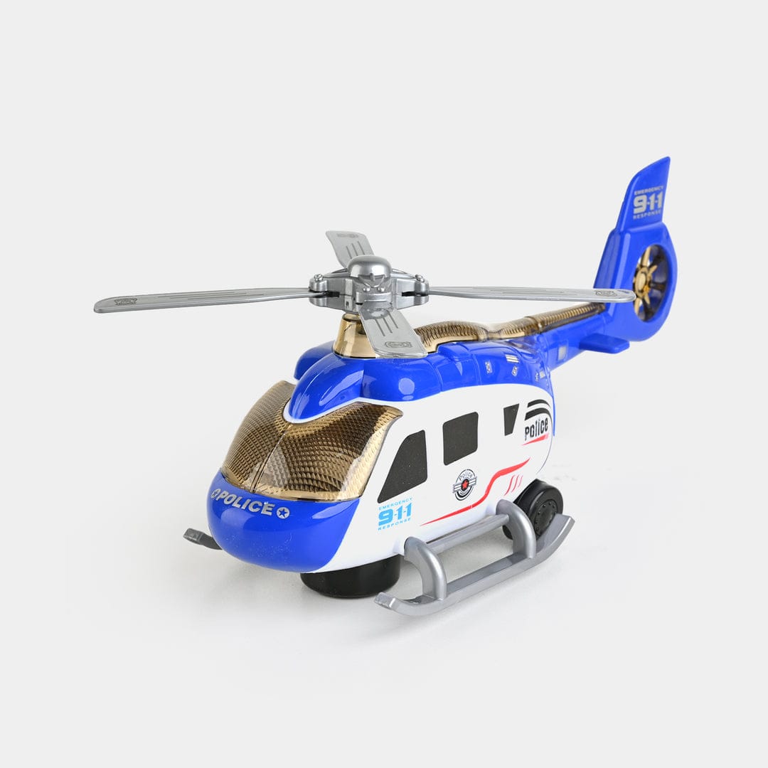 Die-Cast Police Helicopter Toy β 911 Emergency Rescue Series