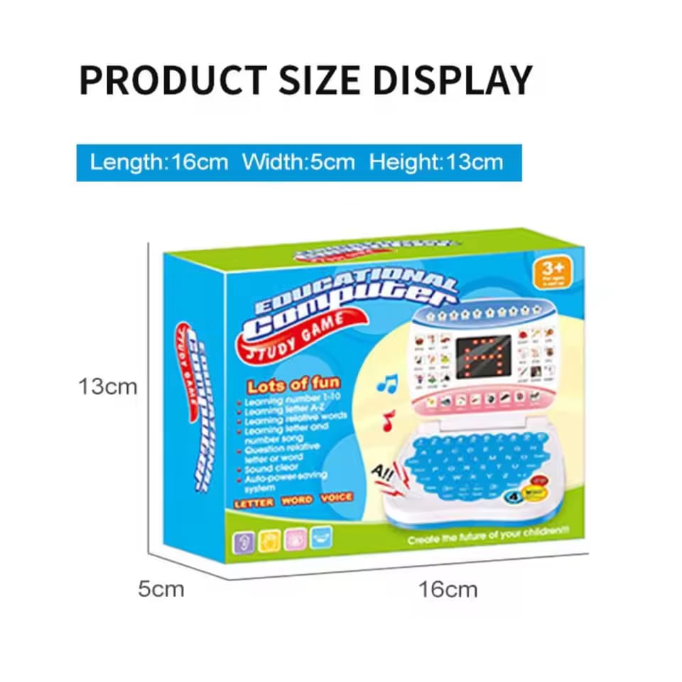 Kids Educational Learning Laptop – Study Game Computer