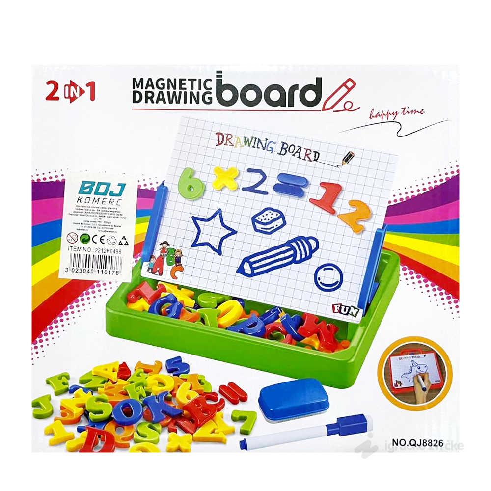 Magnetic Learning Case - Drawing Board & Alphabet Set