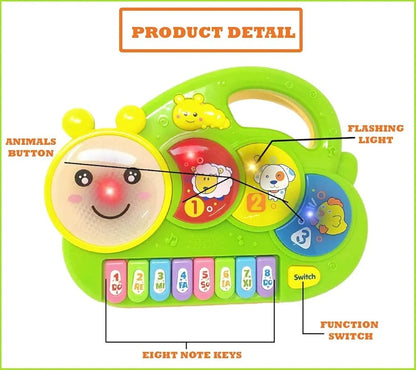 Baby Musical Learning Toy – Piano & Drum Activity Board