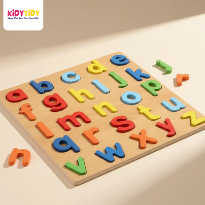 3D Wooden Puzzle Board | abc, Numbers & Shapes (Pack of 3)