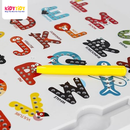 Magnetic Alphabet Learning Board for Kids