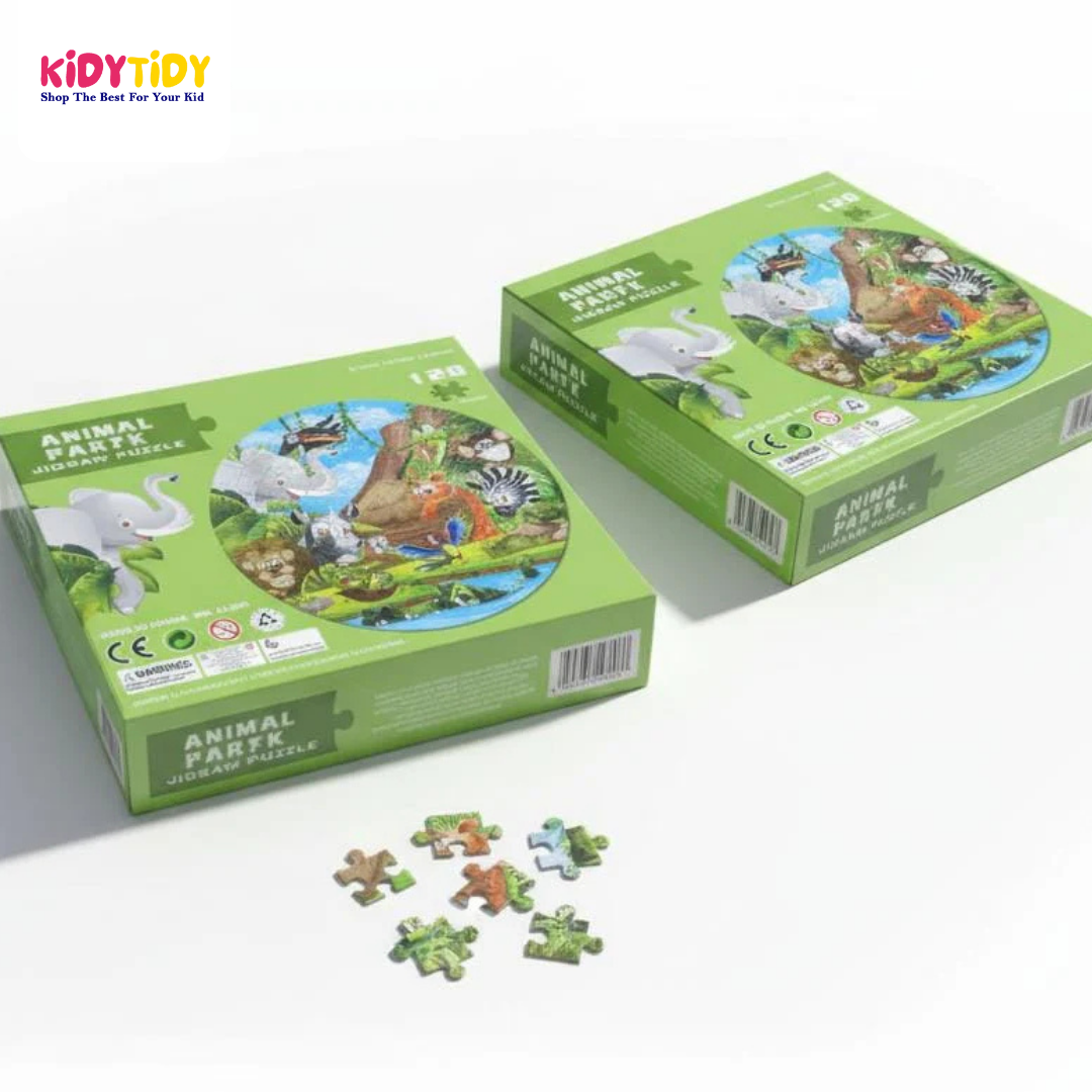 Animal Party Jigsaw Puzzle – 128 Pieces