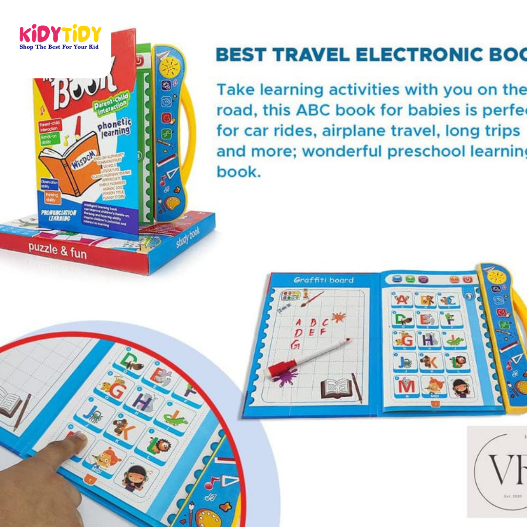 📘 Intelligence Learning Book for Kids – Interactive Educational Toy