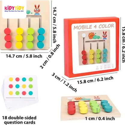 Wooden Color Sorting Educational Toy