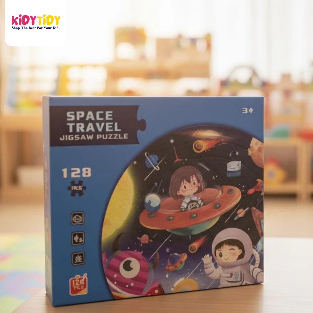 Space Travel Jigsaw Puzzle – 128 Pieces