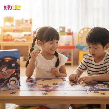 Space Travel Jigsaw Puzzle – 128 Pieces