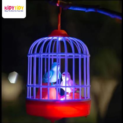 Musical light Bird cage with 2 birds beautiful toy for children’s